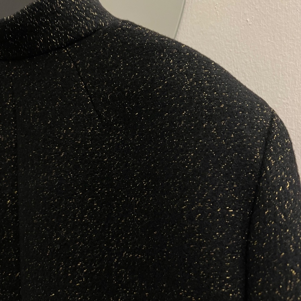 J. Crew Going Out Blazer In Black Lurex NWT - Picture 7 of 11